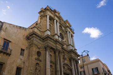 Church of St. Ignatius at Olivella in Palermo, Sicily, Italy