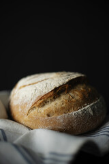 loaf of bread on the table