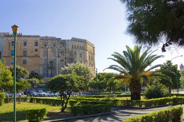 Raamstickers Norman Palace (or Palazzo Reale) in Palermo, Sicily, Italy © Lindasky76