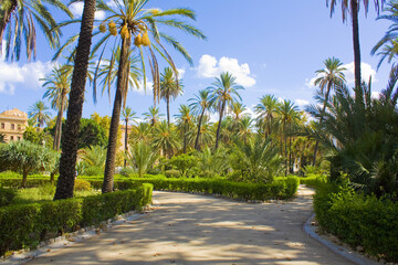 Park Villa Bonanno in Palermo, Sicily, Italy	