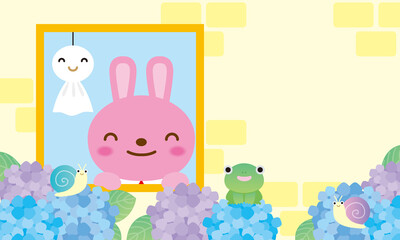 2022-154楽しい梅雨の窓辺