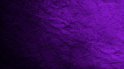Deep purple lilac background. Gradient. Toned rough rock texture. Close-up. Colorful stone...