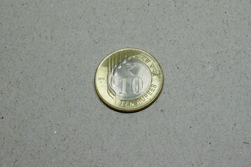 Indian Currency Ten Rupees Coin, Indian Currency, Money, Ten Rupees