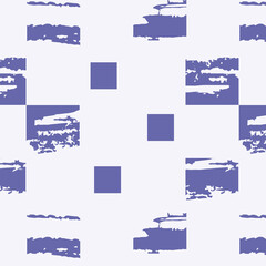 Very Peri shapes on the white background pattern. 