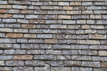 old brick wall with window