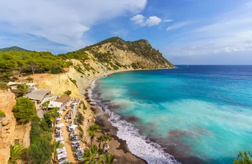 Foto op Plexiglas Landscape with Sol d'en Serra beach, Ibiza islands, Spain © Serenity-H