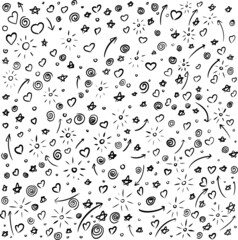 seamless pattern with elements
