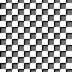 Seamless chess board vector pattern shadow texture