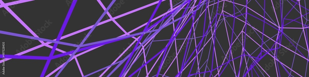 Poster screensaver of colored lines on a gray background. web design. computer techologies.