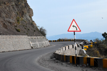 sign on the road