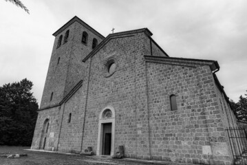 Rocchetta a Volturno, Molise. Benedictine Abbey of S. Vincenzo al Volturno.