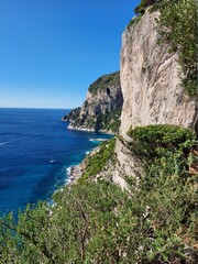 amalfi lanscape blue ocean
