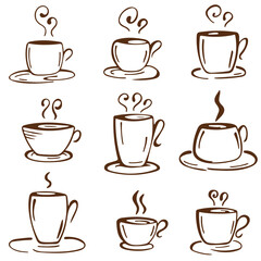 Obraz premium set of cups