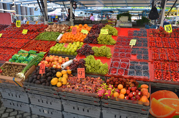 vegetables on market