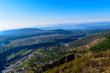 view from the top of the mountain