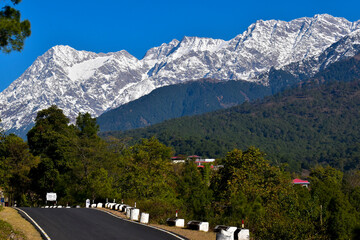 mountain road in the mountains