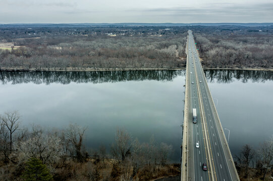 Highway crossing over the Connecticut River 
Route 291, Connecticut 