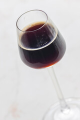 coffee liquer in the glass