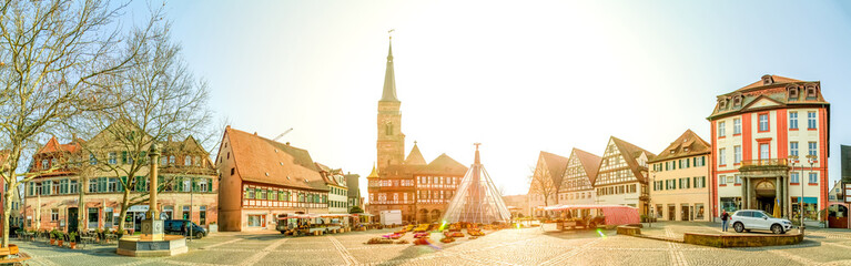 Marktplatz in Schwabach, Deutschland  © Sina Ettmer
