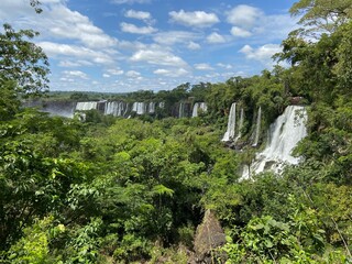 vue sur les Chutes d'Iguaçu, panorama