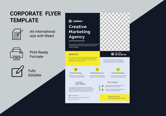 Corporate Business Flyer Template.