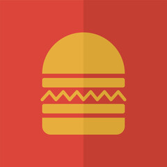 flat icon. dining area icon. dining area sign. fast food sign. restaurant sign. burgers