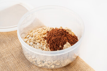 オーバーナイトオーツ作り　