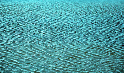 Blue water. Picture can be used as a background