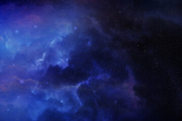 Naklejka na ściany i meble Realistic nebula backgrounds. Abstract nebula background texture. colorful space background. 3d render abstract background. Cosmic artistic illustration. Colorful galaxy background.