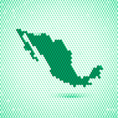 Fototapeta na wymiar Mapa de México