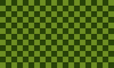 Green geometric tiles pattern background