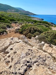Landscape in Elaties on the island Zakynthos, Greece.