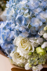 Beautiful flower bouquet close up