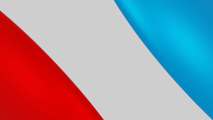 Simple illustration of red, gray and blue oblique lines horizontal background