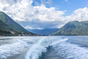 Kotor bay Adriatic sea Montenegro boat trip