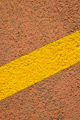 Clean asphalt yellow line road texture seamless with background appearance