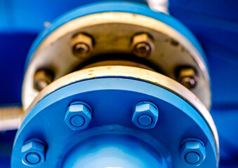colorful water tube closeup