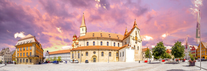 Marktplatz, Ellwangen, Deutschland 