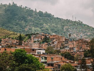 Fototapeta na wymiar Medellín - Colombia (El barrio Pablo Escobar)