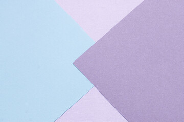 Multilayered paperboard background geometric concept top view.