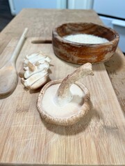 mushrooms in a bowl
