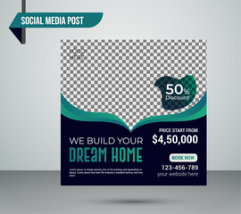 Real Estate House Social Media Post