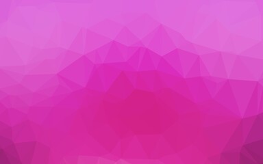 Obraz premium Light Pink vector abstract polygonal texture.
