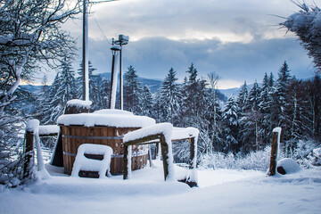Peaceful Winter Bath