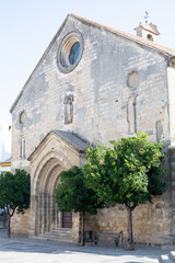Walking in old part of Jerez de la Frontera, Sherry wine making town, Andalusia, Spain