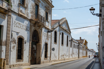 Walking in old part of El Puerto de Santa María, Sherry wine making town, Andalusia, Spain © barmalini