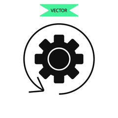 operate icons  symbol vector elements for infographic web