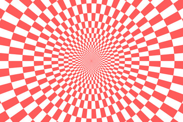 Vector abstract background. Simple  illustration with optical illusion, op art. - 497598009