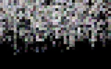 Dark Silver, Gray vector pattern in square style.