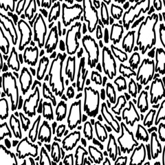 Vector seamless pattern. Repeatable texture with hand drawn wavy strokes. Artistic background.